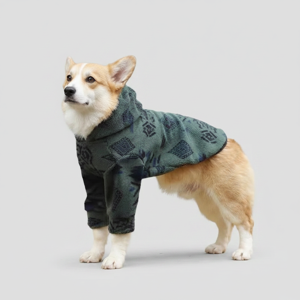 Abrigo con Capucha para Perros