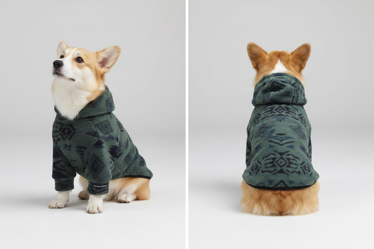 Abrigo con Capucha para Perros