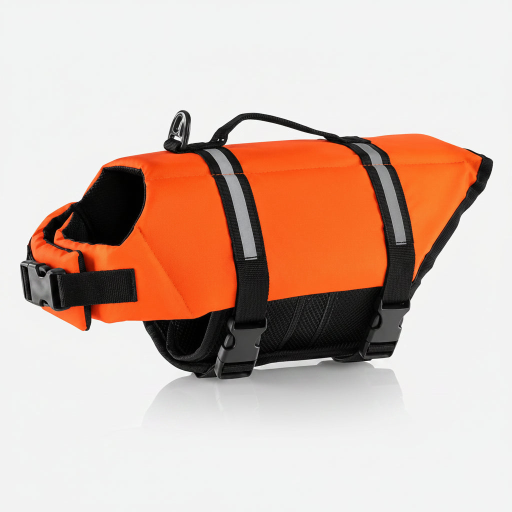 Chaleco Salvavidas para Perros con Reflectante y Asa de Rescate