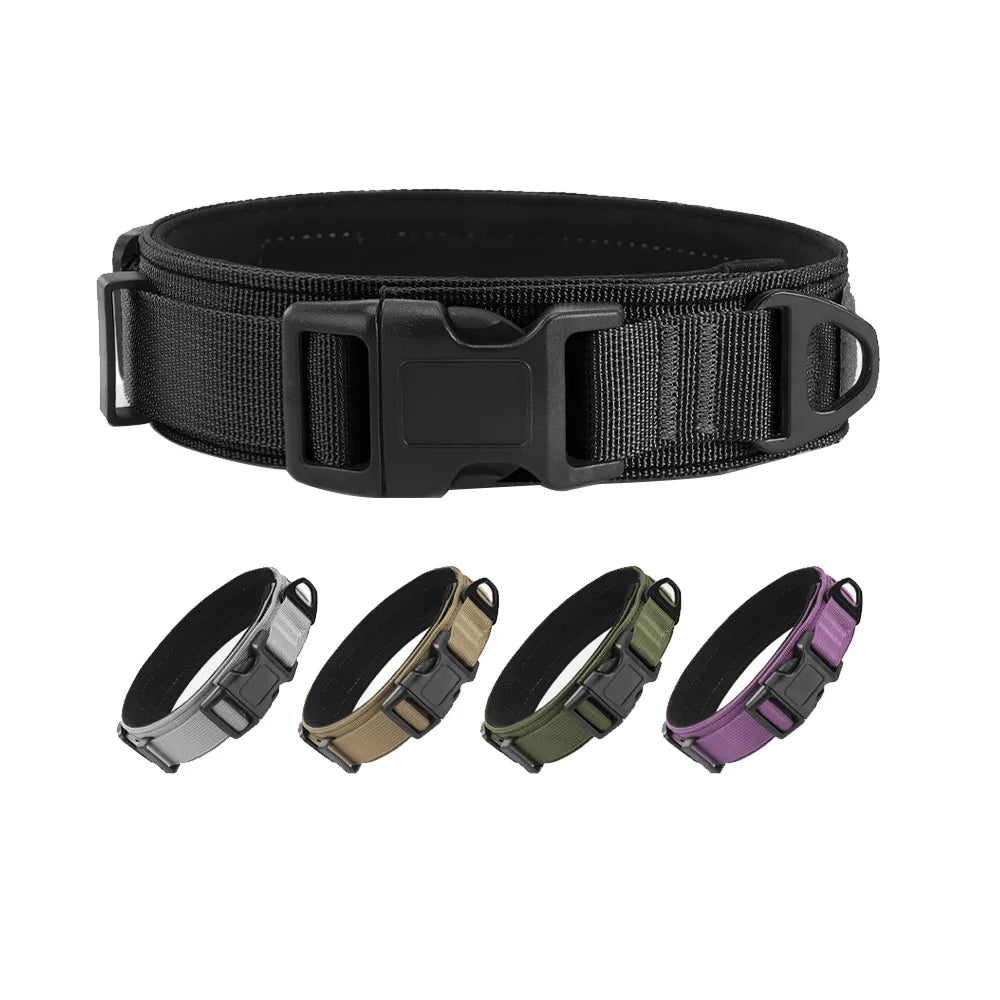 Collar Táctico para Perros Medianos y Grandes – Alta Resistencia