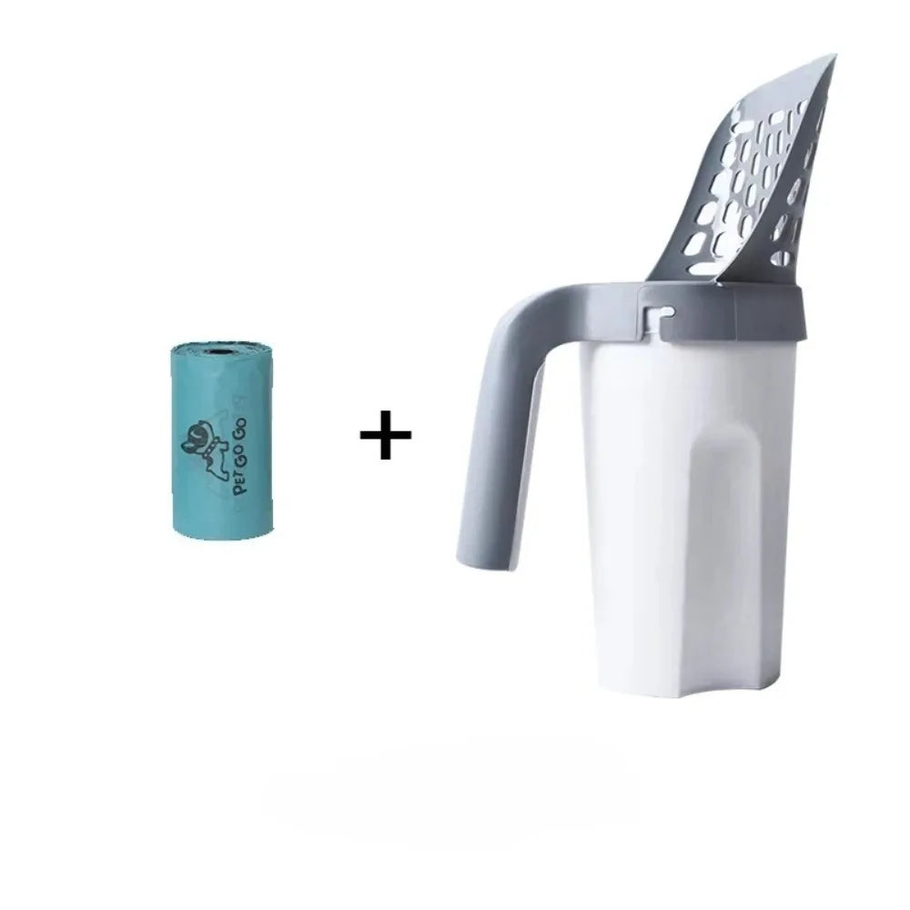 Palita para Arena de Gatos con Filtro para Caja de Arena y Baño Automático