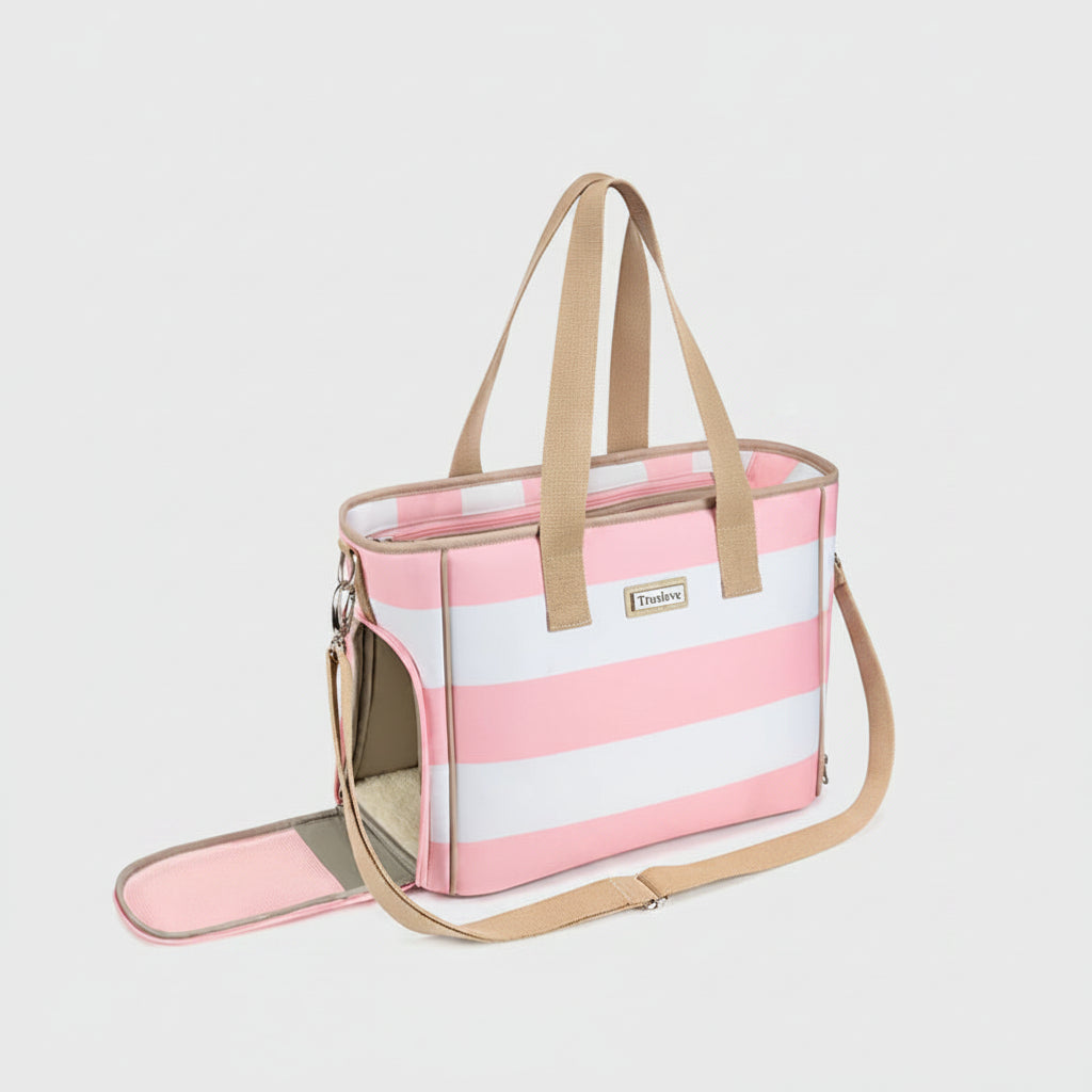 Mochila Transportadora Expandible para Gatos y Perros Pequeños