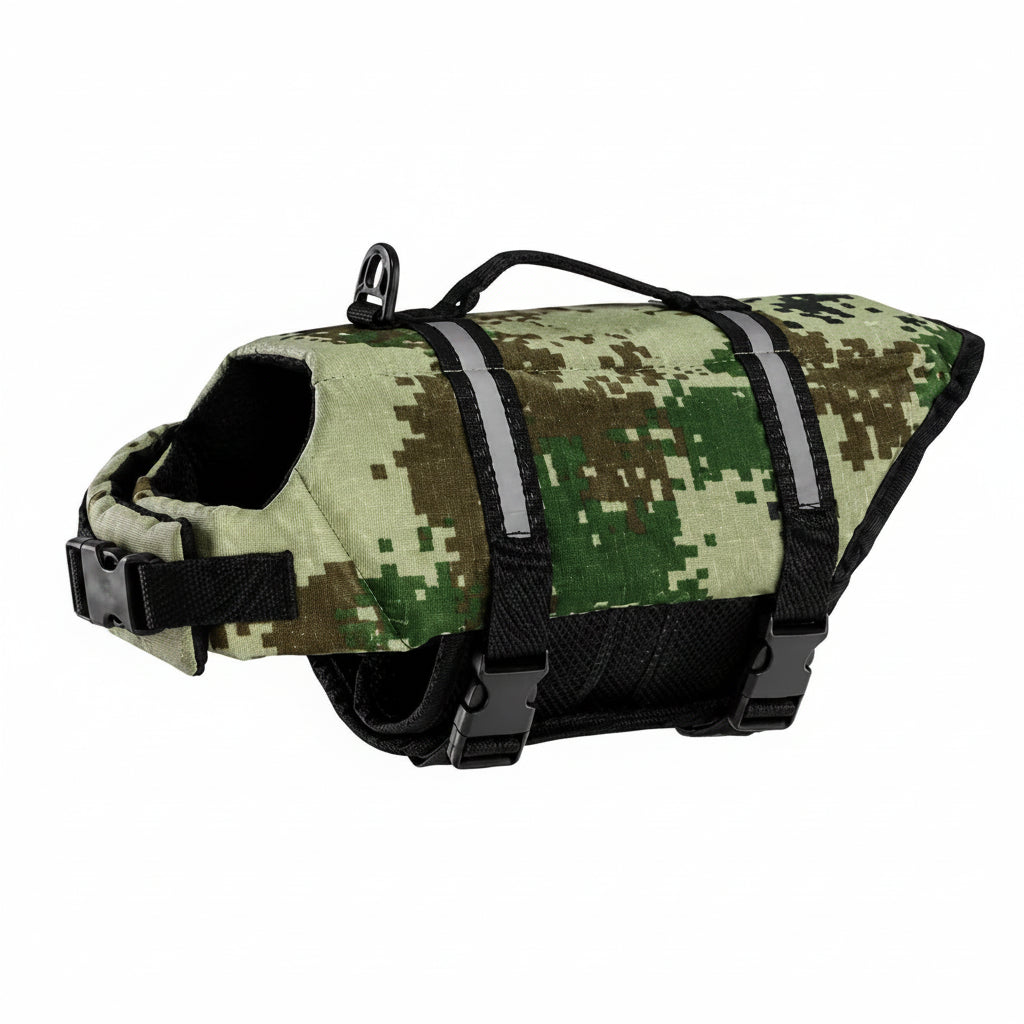 Chaleco Salvavidas para Perros con Reflectante y Asa de Rescate
