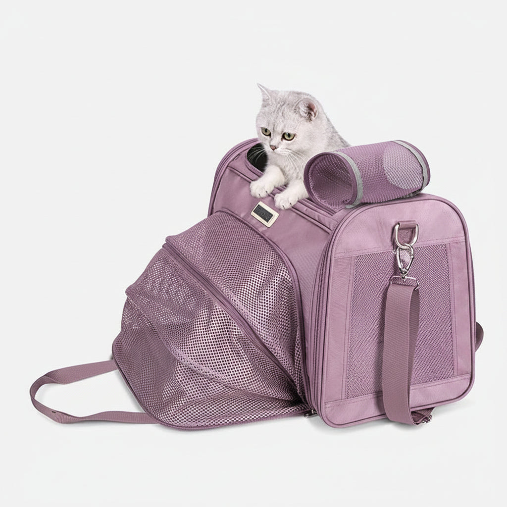Mochila Transpirable para Mascotas – Plegable, Impermeable y Espaciosa