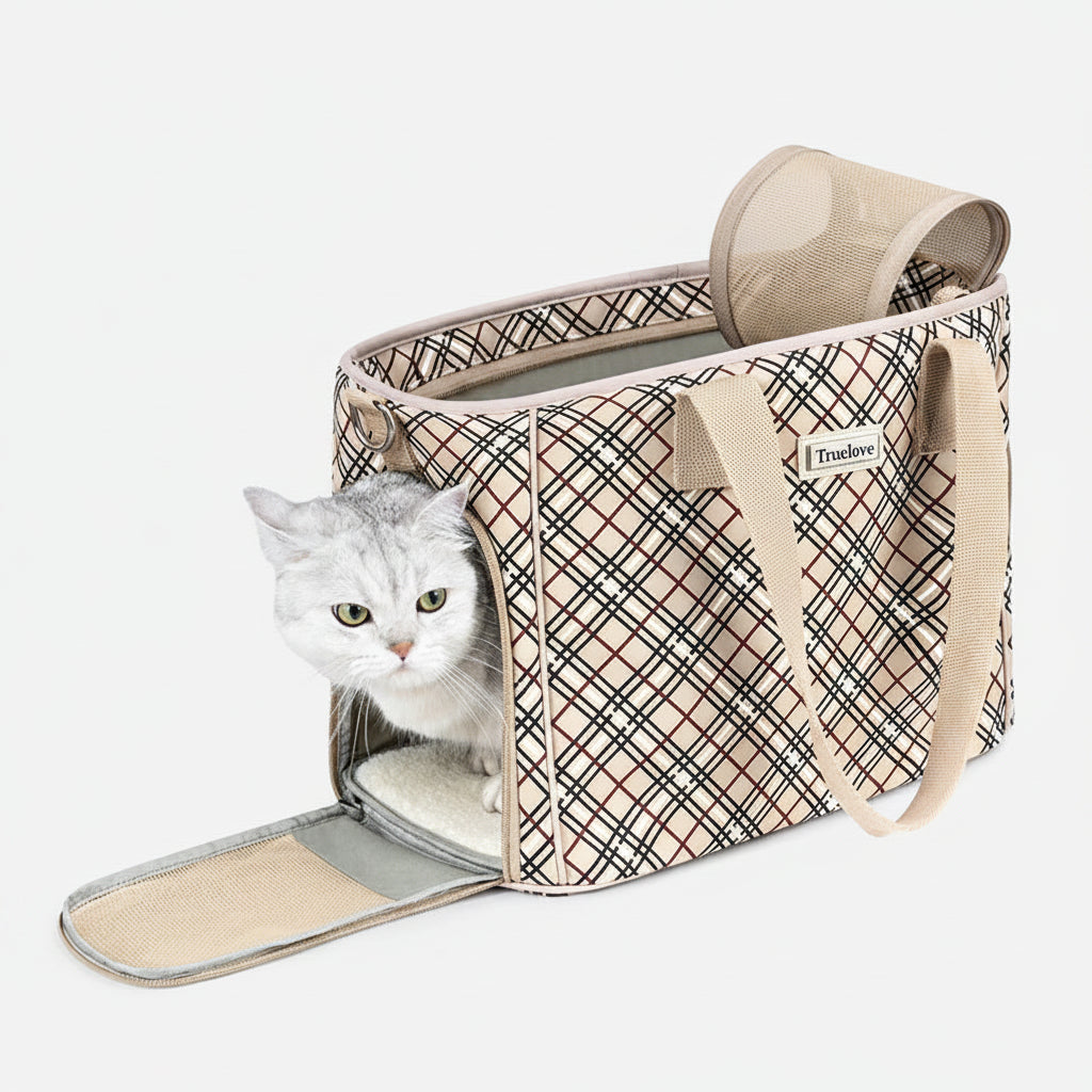 Mochila Transportadora Expandible para Gatos y Perros Pequeños