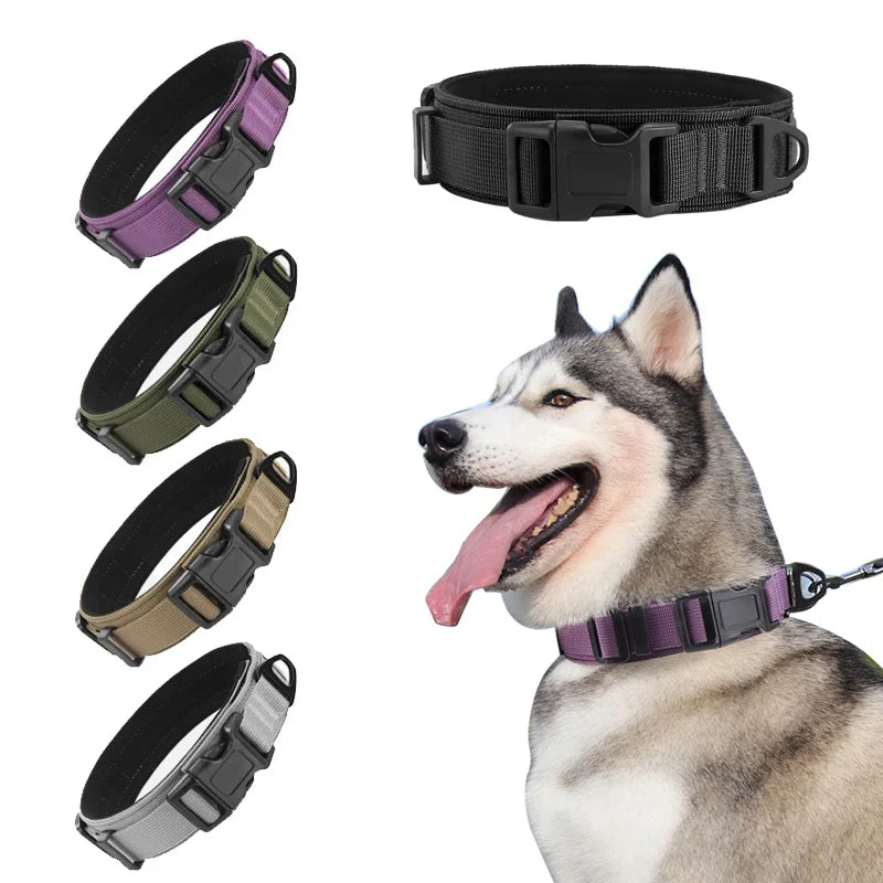 Collar Táctico para Perros Medianos y Grandes – Alta Resistencia